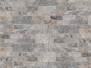 Silver Premium Tavertine Ledger Panel 